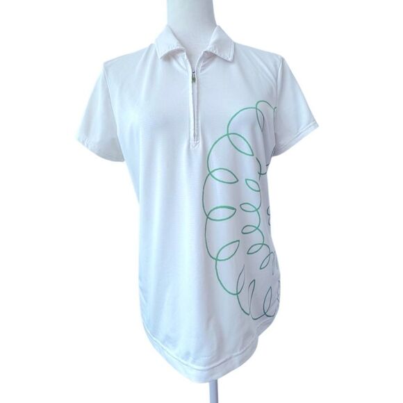 Izod XFG Athletic White Top Cool-FX Short Sleeve SZ M - Picture 14 of 14